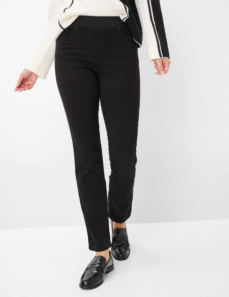 Große Größen Style PAMINA Hosen lang, Damen, schwarz, Größe: 46, Baumwolle/Synthetische Fasern, Happy Size DE Women von RAPHAELA by BRAX