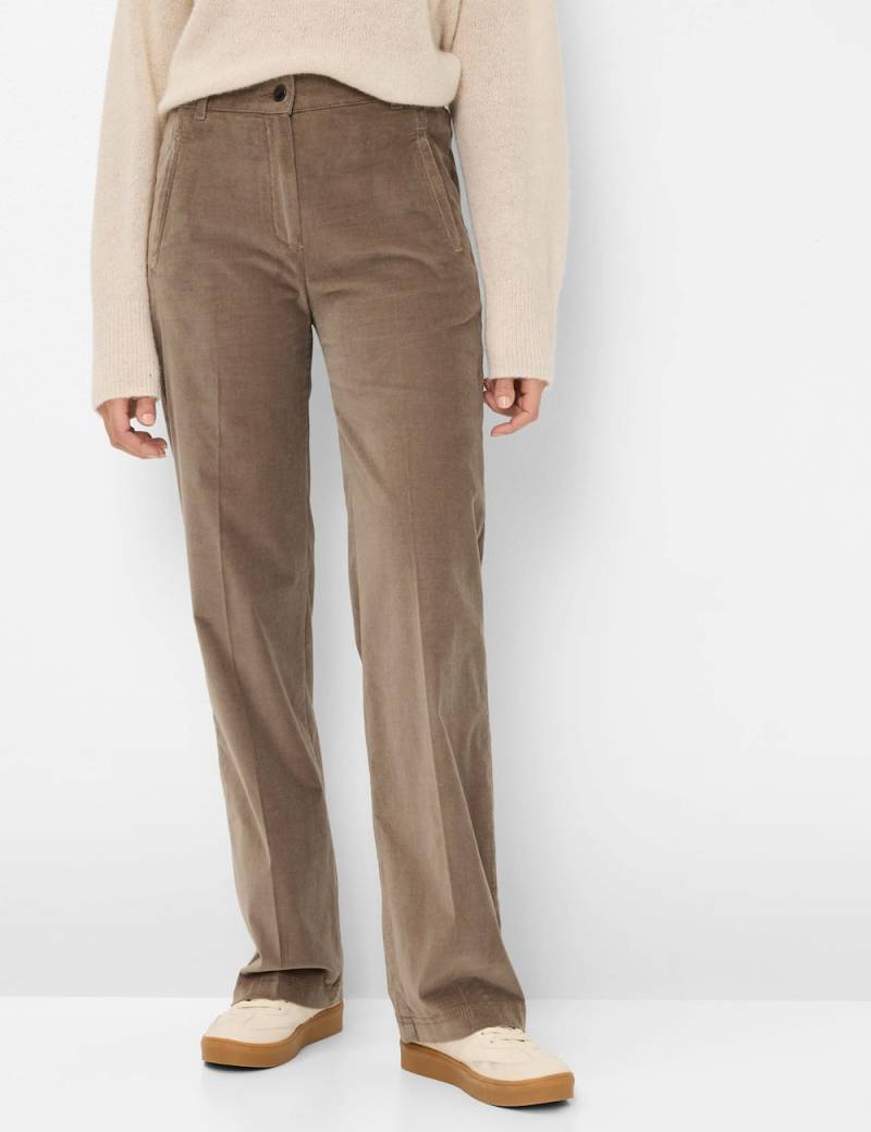 Große Größen Style PEGGY FLARED, Damen, braun, Größe: 22, Baumwolle/Viskose, Happy Size DE Women von Happy Size DE Women