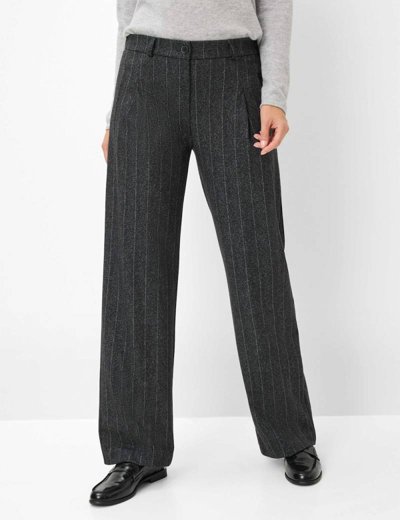 Große Größen Style PEGGY FLARED, Damen, braun, Größe: 42, Polyester/Viskose, Happy Size DE Women von Happy Size DE Women