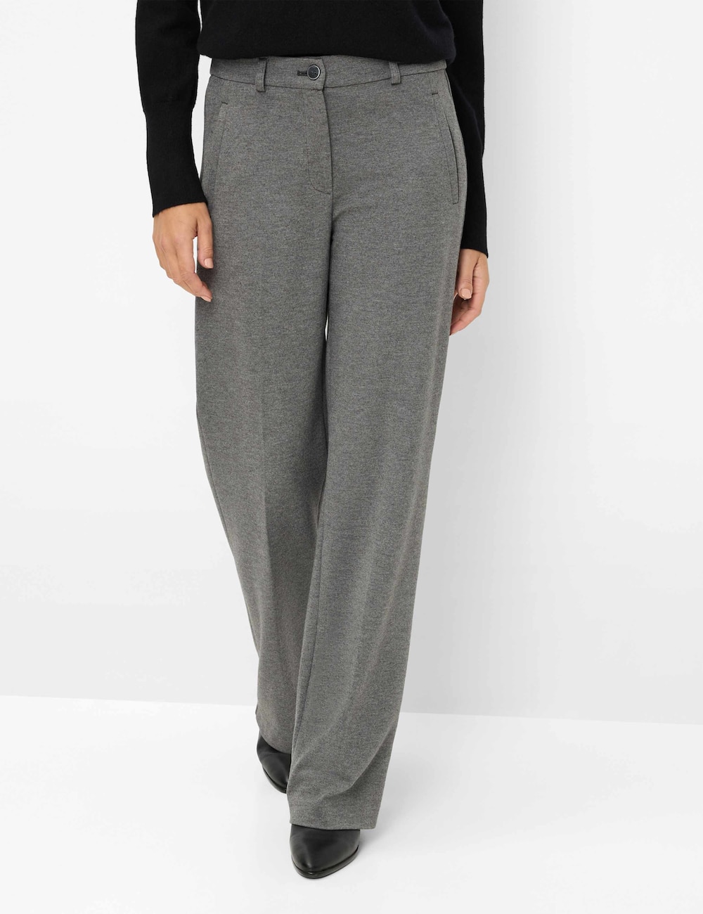 Große Größen Style PEGGY FLARED, Damen, grau, Größe: 48, Synthetische Fasern/Polyester/Viskose, Happy Size DE Women von Happy Size DE Women