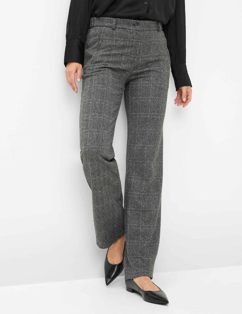 Große Größen Style PEGGY FLARED Hosen lang, Damen, schwarz, Größe: 25, Polyester/Viskose, Happy Size DE Women von RAPHAELA by BRAX