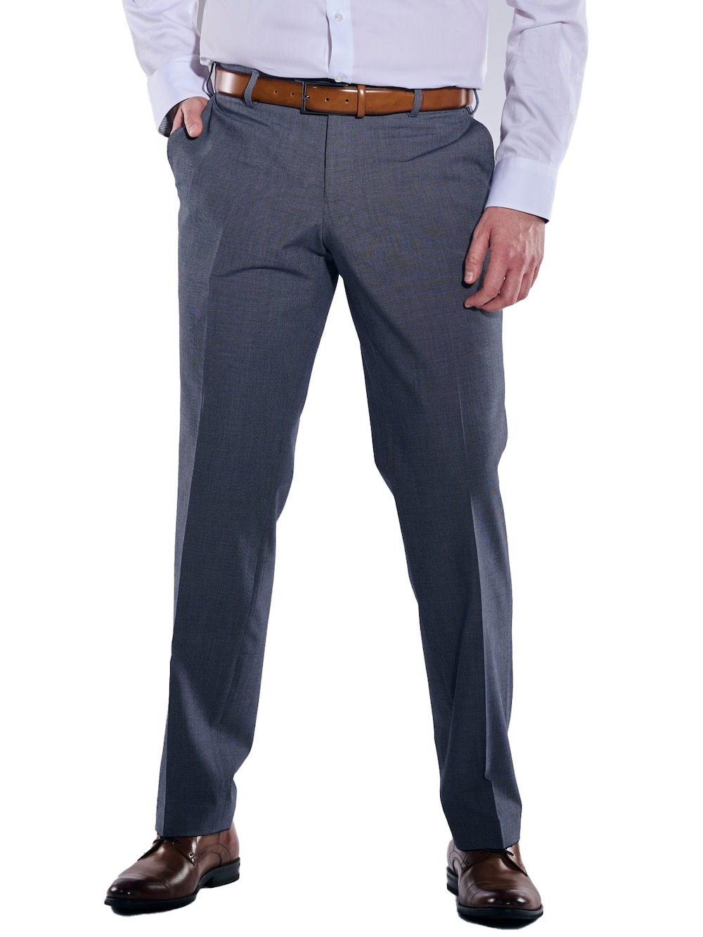 Große Größen Anzug-Hose regular, Herren, türkis, Größe: 60, Polyester, Happy Size Men von Engbers