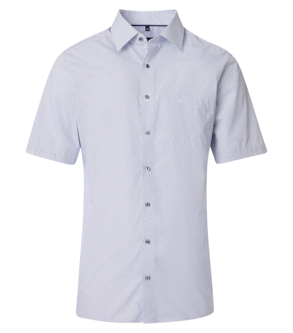Große Größen CASAMODA Businesshemd Kurzarm Print Comfort Fit, Herren, blau, Größe: 41, Baumwolle, Happy Size Men Große Größen CASAMODA Businesshemd Kurzarm Print Comfort Fit, Herren, blau, Größe: 41, Baumwolle, Happy Size Men von Happy Size Men