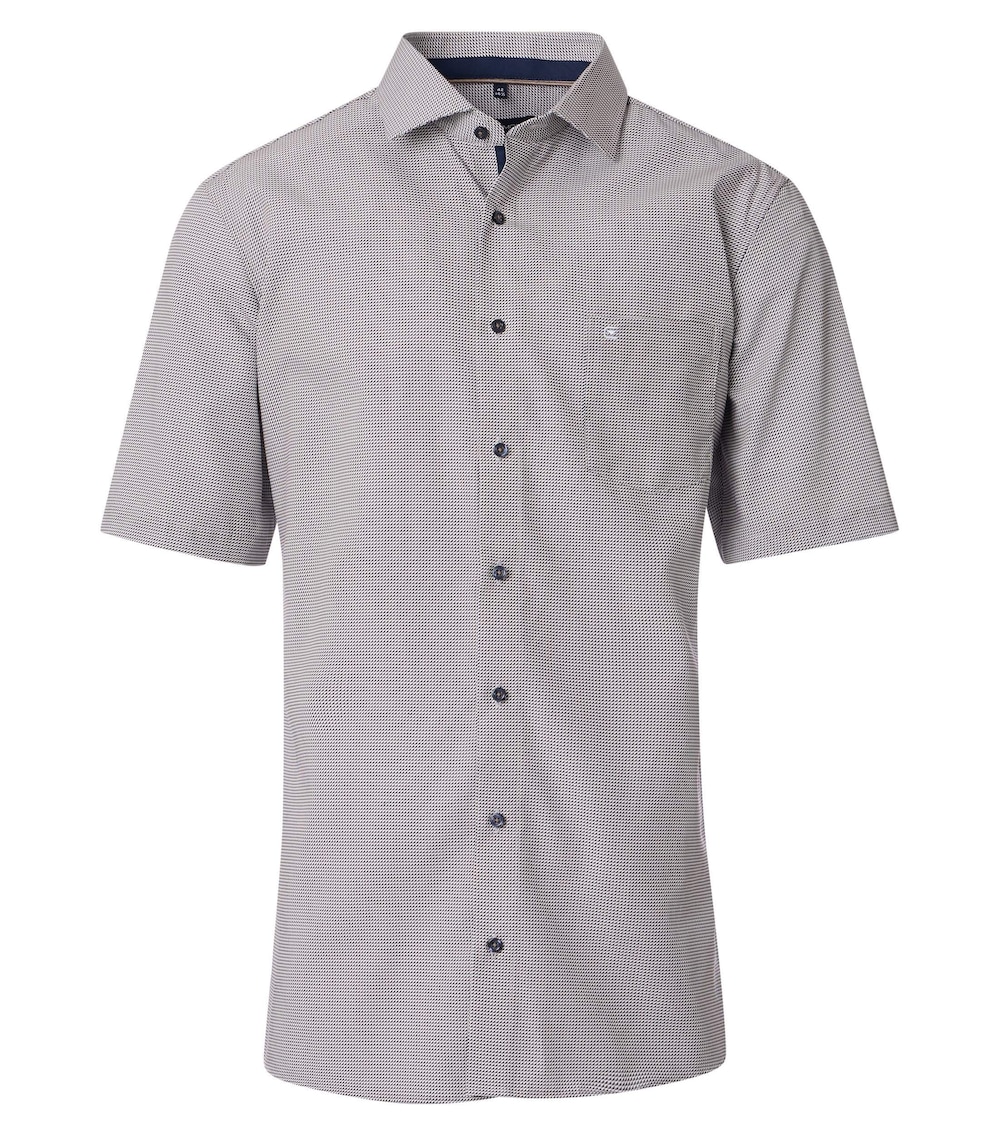 Große Größen CASAMODA Businesshemd Kurzarm Print Comfort Fit, Herren, braun, Größe: 30, Baumwolle, Happy Size Men Große Größen CASAMODA Businesshemd Kurzarm Print Comfort Fit, Herren, braun, Größe: 30, Baumwolle, Happy Size Men von Happy Size Men