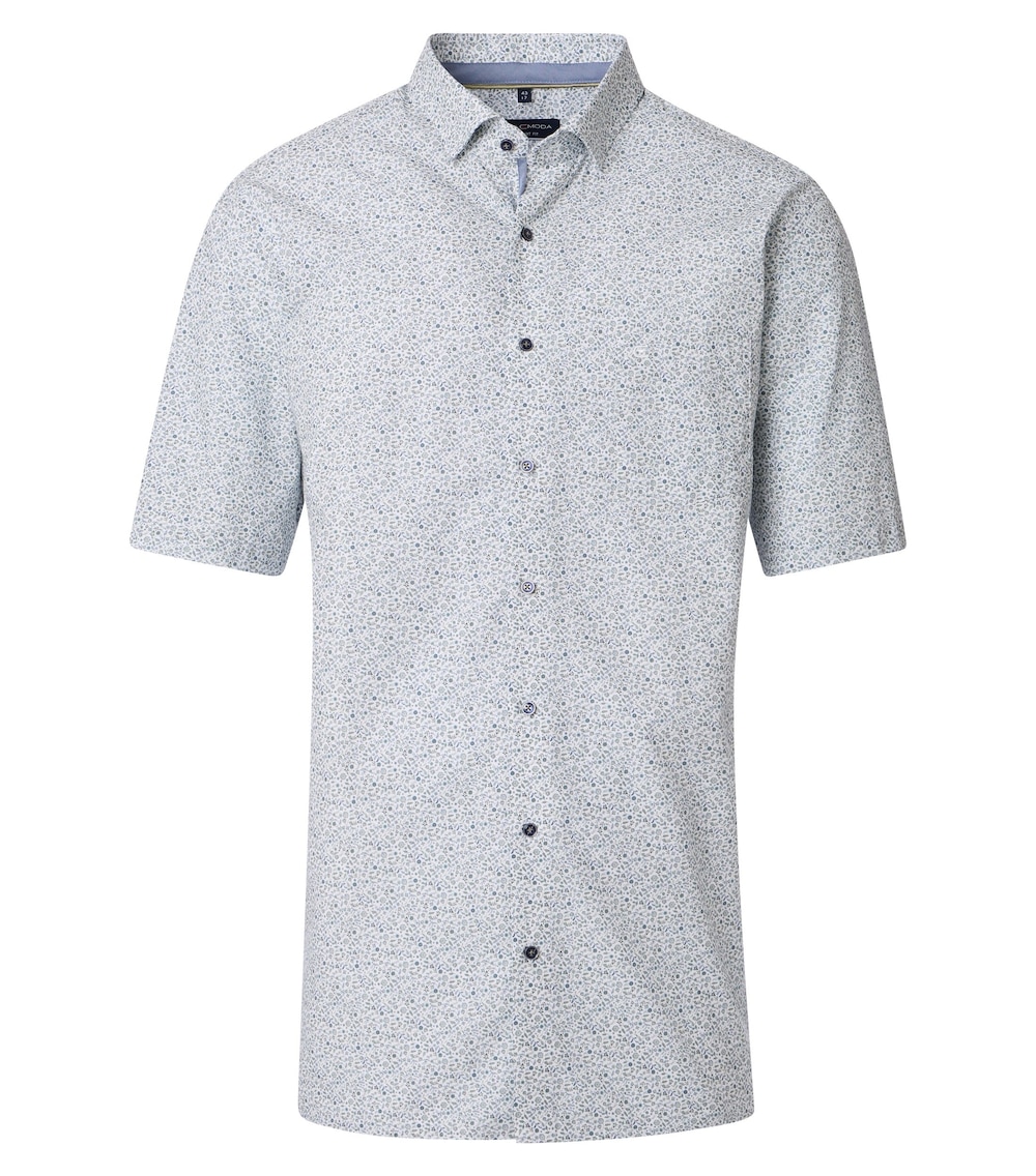 Große Größen CASAMODA Businesshemd Kurzarm Print Comfort Fit, Herren, türkis, Größe: 26, Baumwolle, Happy Size Men Große Größen CASAMODA Businesshemd Kurzarm Print Comfort Fit, Herren, türkis, Größe: 26, Baumwolle, Happy Size Men von Happy Size Men