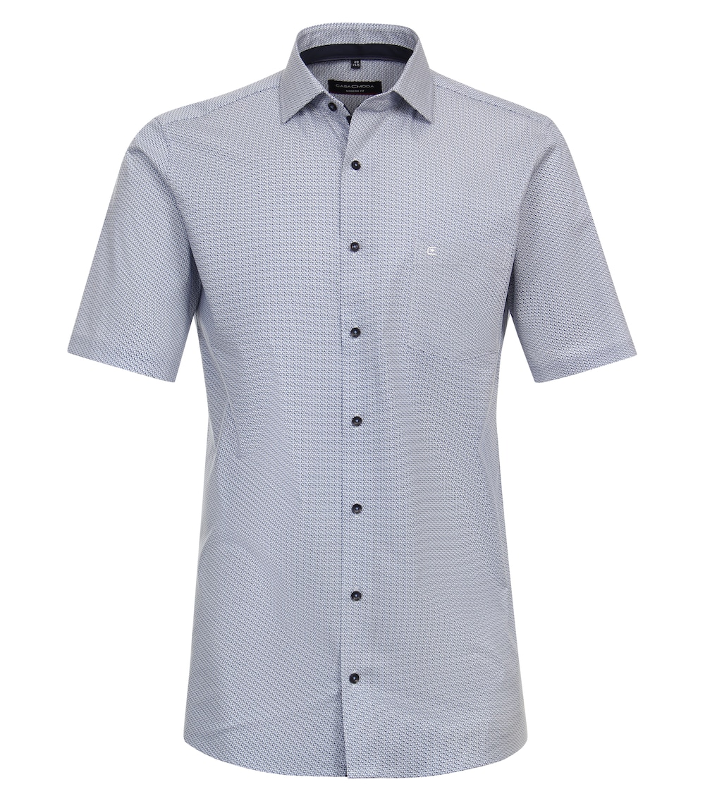 Große Größen CASAMODA Businesshemd Kurzarm Print Modern Fit, Herren, blau, Größe: 29, Baumwolle, Happy Size Men Große Größen CASAMODA Businesshemd Kurzarm Print Modern Fit, Herren, blau, Größe: 29, Baumwolle, Happy Size Men von Happy Size Men