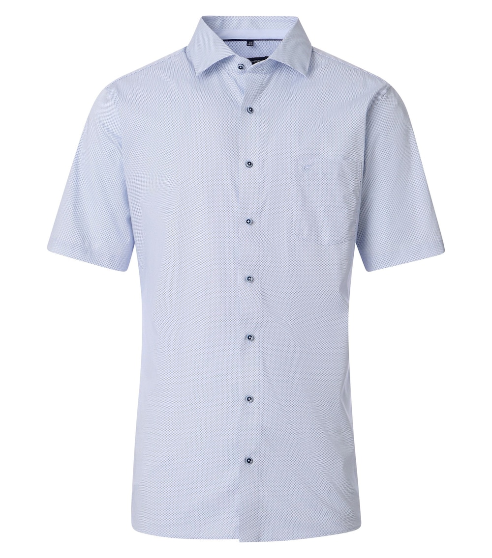 Große Größen CASAMODA Businesshemd Kurzarm Print Modern Fit, Herren, blau, Größe: 29, Baumwolle, Happy Size Men Große Größen CASAMODA Businesshemd Kurzarm Print Modern Fit, Herren, blau, Größe: 29, Baumwolle, Happy Size Men von Happy Size Men