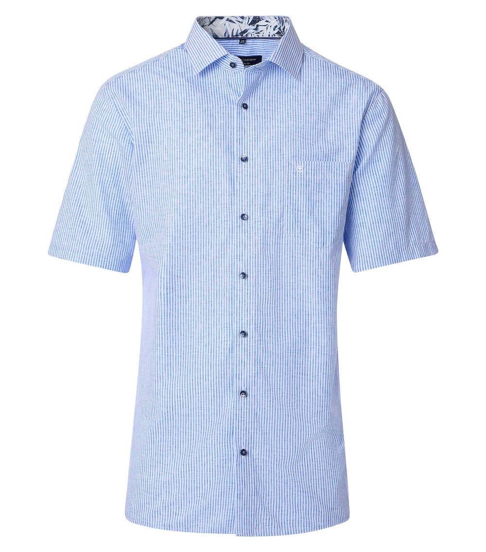Große Größen CASAMODA Businesshemd Kurzarm gestreift Comfort Fit, Herren, blau, Größe: 26, Baumwolle, Happy Size Men Große Größen CASAMODA Businesshemd Kurzarm gestreift Comfort Fit, Herren, blau, Größe: 26, Baumwolle, Happy Size Men von Happy Size Men