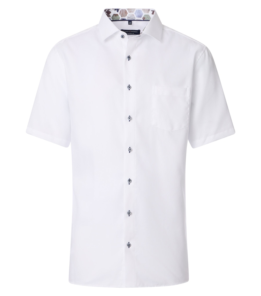 Große Größen CASAMODA Businesshemd Kurzarm uni Comfort Fit, Herren, weiß, Größe: 34, Baumwolle, Happy Size Men Große Größen CASAMODA Businesshemd Kurzarm uni Comfort Fit, Herren, weiß, Größe: 34, Baumwolle, Happy Size Men von Happy Size Men