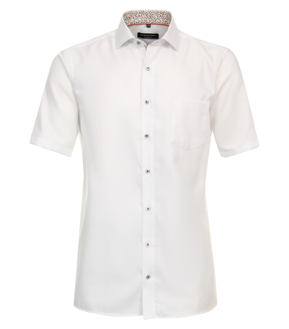 Große Größen CASAMODA Businesshemd Kurzarm uni Comfort Fit, Herren, weiß, Größe: 35, Baumwolle, Happy Size Men Große Größen CASAMODA Businesshemd Kurzarm uni Comfort Fit, Herren, weiß, Größe: 35, Baumwolle, Happy Size Men von Happy Size Men