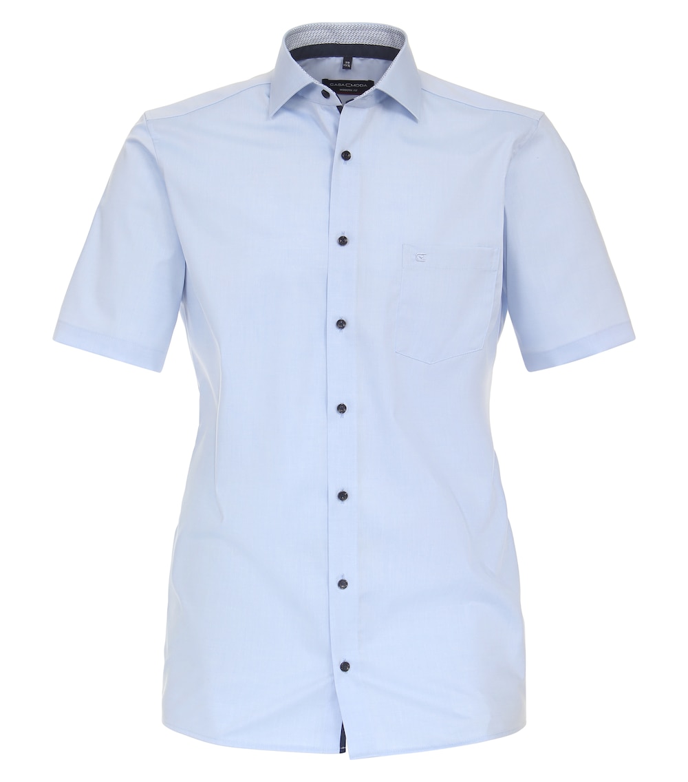 Große Größen CASAMODA Businesshemd Kurzarm uni Modern Fit, Herren, blau, Größe: 26, Baumwolle, Happy Size Men Große Größen CASAMODA Businesshemd Kurzarm uni Modern Fit, Herren, blau, Größe: 26, Baumwolle, Happy Size Men von Happy Size Men