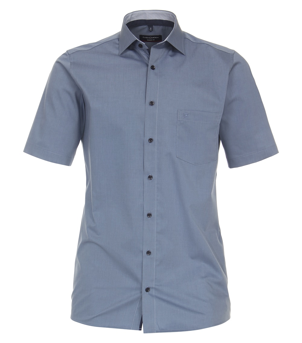 Große Größen CASAMODA Businesshemd Kurzarm uni Modern Fit, Herren, blau, Größe: 26, Baumwolle, Happy Size Men Große Größen CASAMODA Businesshemd Kurzarm uni Modern Fit, Herren, blau, Größe: 26, Baumwolle, Happy Size Men von Happy Size Men