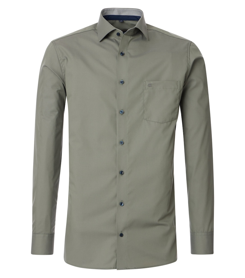 Große Größen Businesshemd uni Modern Fit, Herren, türkis, Größe: 64, Baumwolle, Happy Size DE Men von CASAMODA