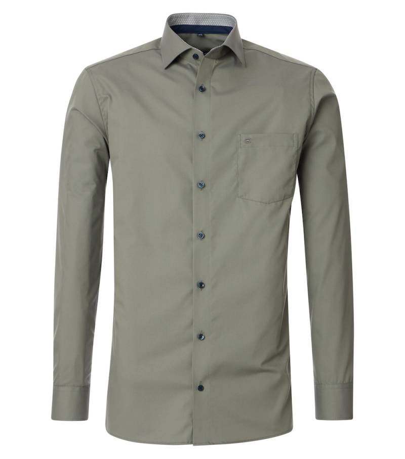 Große Größen Businesshemd uni Modern Fit, Herren, türkis, Größe: 64, Baumwolle, Happy Size DE Men von CASAMODA