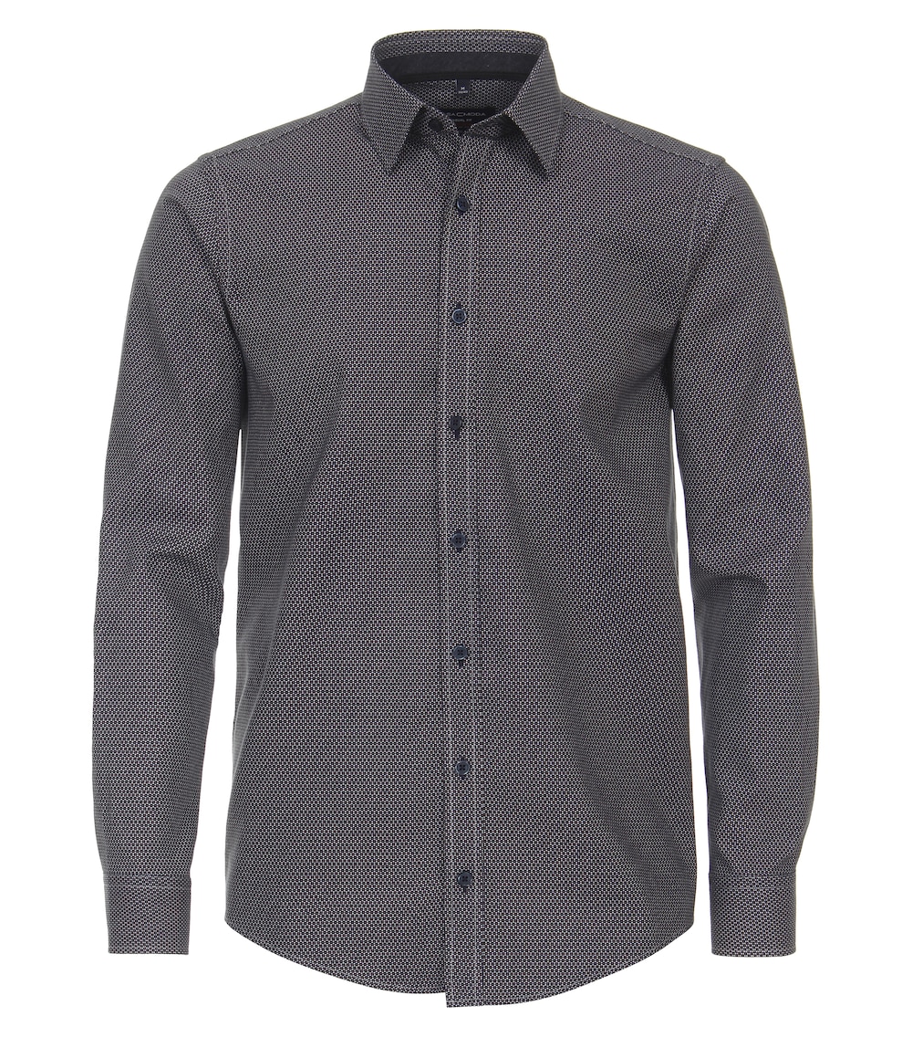 Große Größen Flanellhemd Print Casual Fit, Herren, braun, Größe: XL, Baumwolle, Happy Size Men von CASAMODA