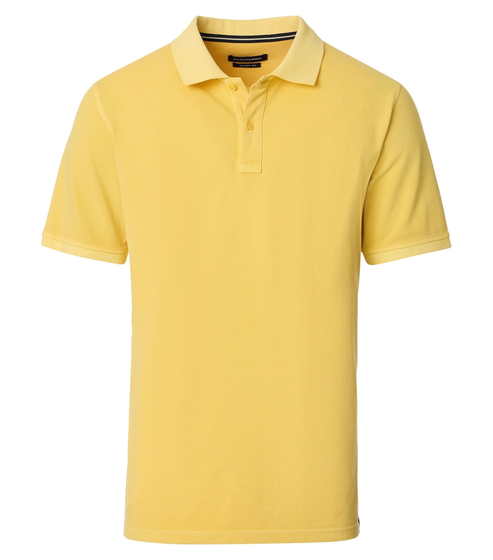Große Größen Polo-Shirt uni, Herren, braun, Größe: 4XL, Baumwolle, Happy Size Men von CASAMODA