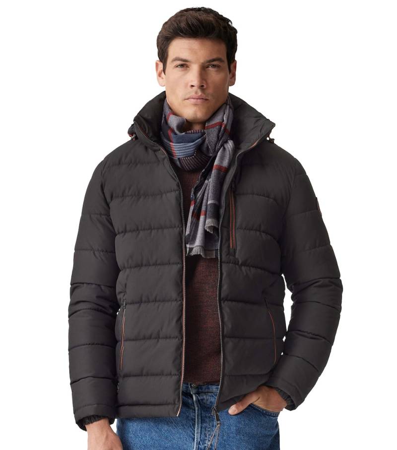 Große Größen Schal uni, Herren, grau, Größe: One Size, Polyester/Synthetische Fasern/Wolle, Happy Size DE Men von CASAMODA