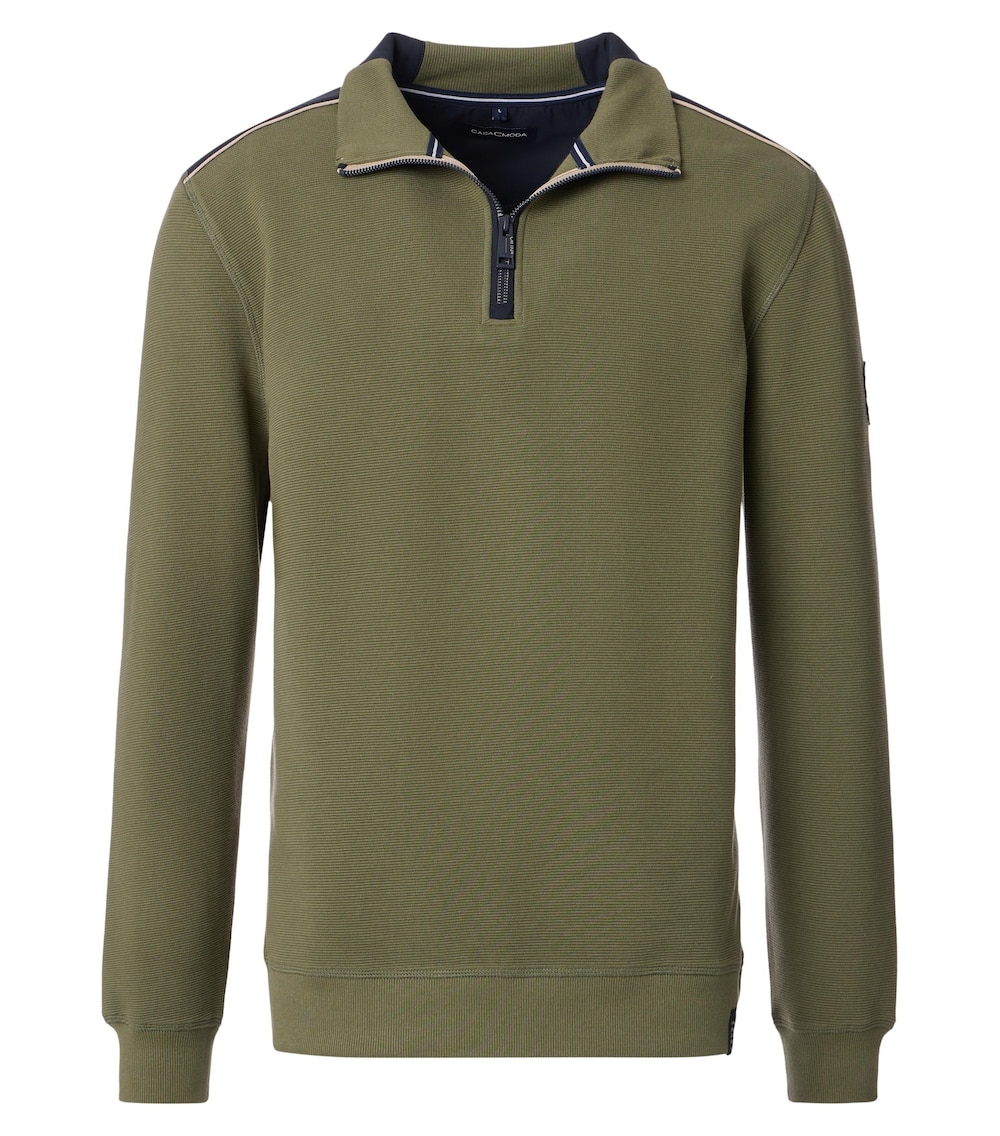 Große Größen Sweatshirt uni, Herren, türkis, Größe: 4XL, Baumwolle, Happy Size Men von CASAMODA