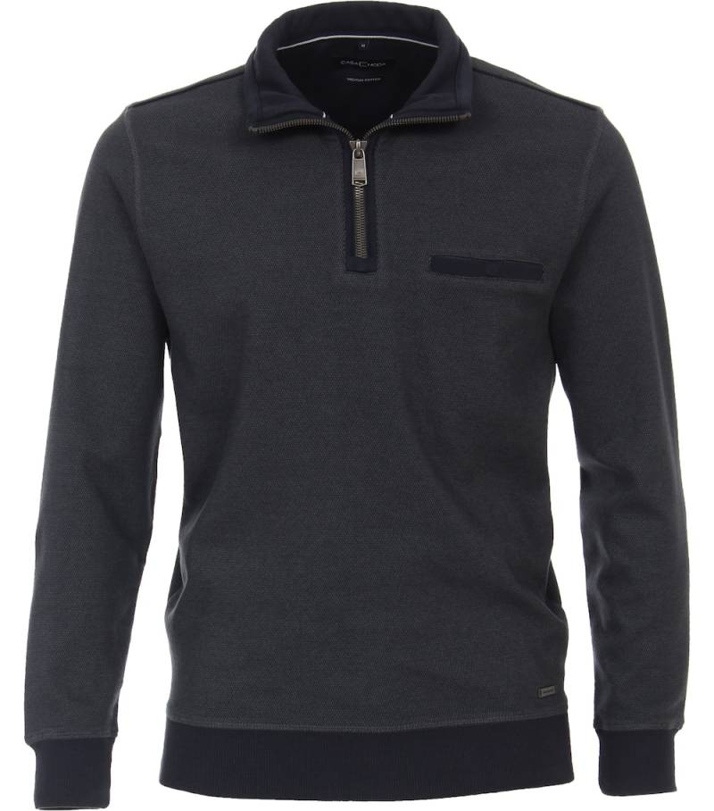 Große Größen Sweatshirt uni, Herren, braun, Größe: L, Baumwolle, Happy Size DE Men von CASAMODA