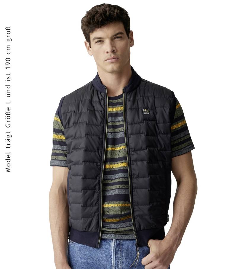 Große Größen Sweatweste uni, Herren, grau, Größe: 3XL, Baumwolle/Polyester, Happy Size Men von CASAMODA