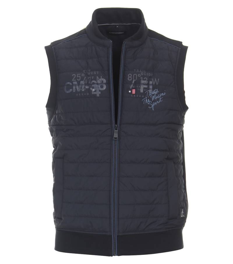 Große Größen Sweatweste uni, Herren, grau, Größe: XL, Baumwolle/Polyester, Happy Size Men von CASAMODA