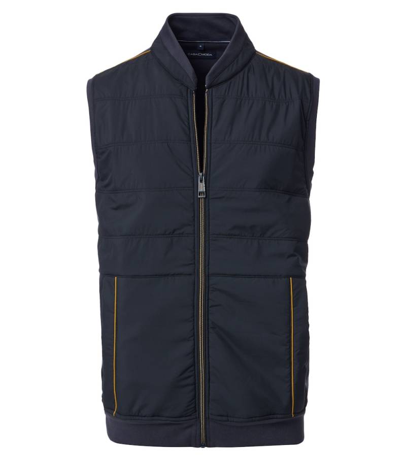 Große Größen Sweatweste uni, Herren, grau, Größe: XL, Baumwolle/Polyester, Happy Size Men von CASAMODA