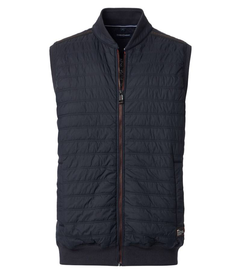 Große Größen Sweatweste uni, Herren, grau, Größe: XXL, Baumwolle/Polyester, Happy Size Men von CASAMODA