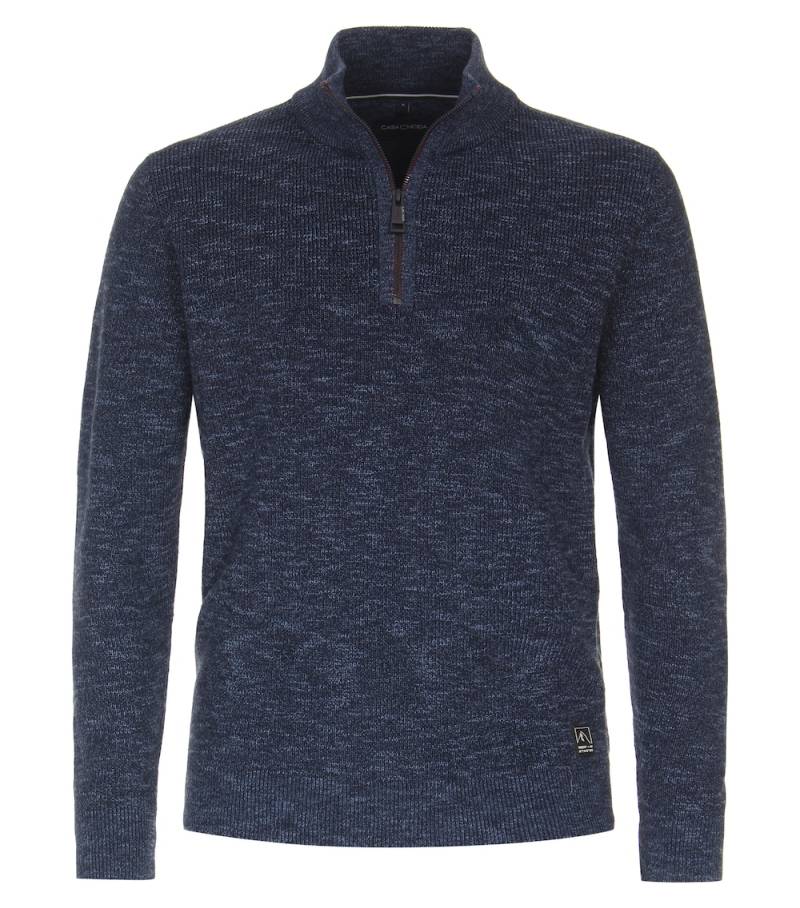 Große Größen Troyer uni, Herren, grau, Größe: L, Baumwolle/Polyester/Synthetische Fasern, Happy Size Men von CASAMODA