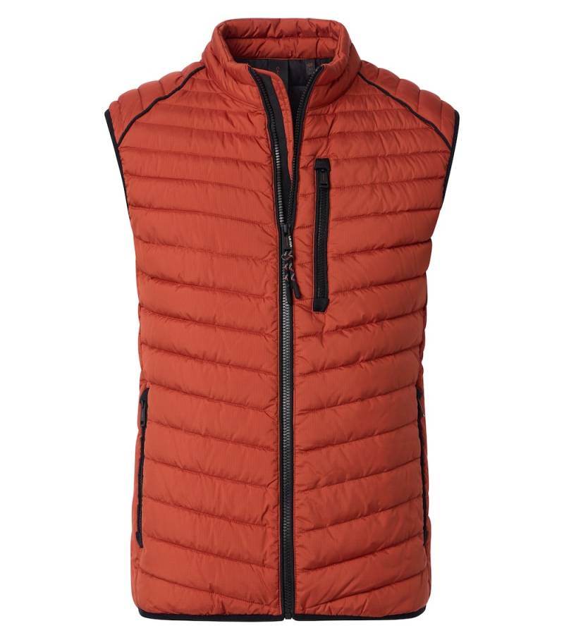 Große Größen Weste uni, Herren, orange, Größe: XL, Polyester, Happy Size DE Men von CASAMODA