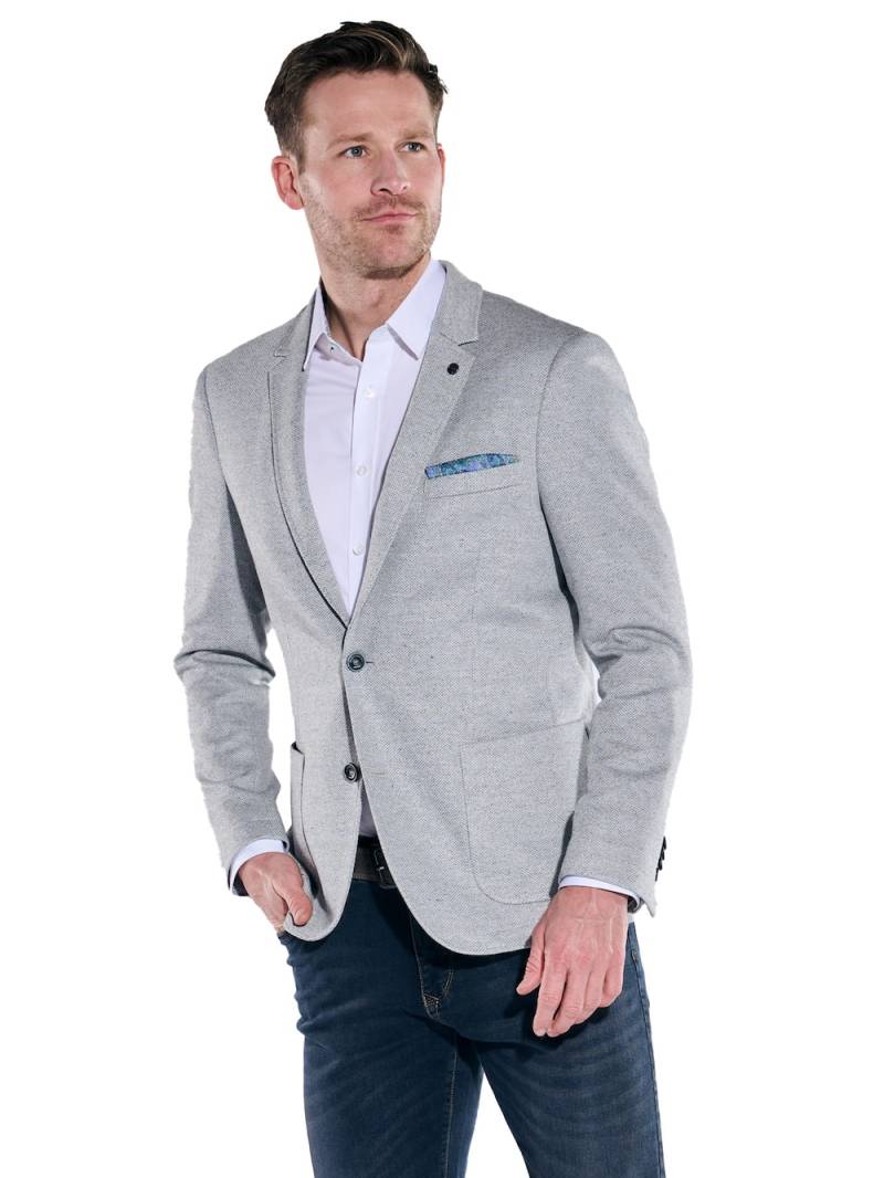 Große Größen engbers Herren Freizeit-Sakko regular , Herren, grau, Größe: 56, Polyester/Viskose, Happy Size DE Men von engbers