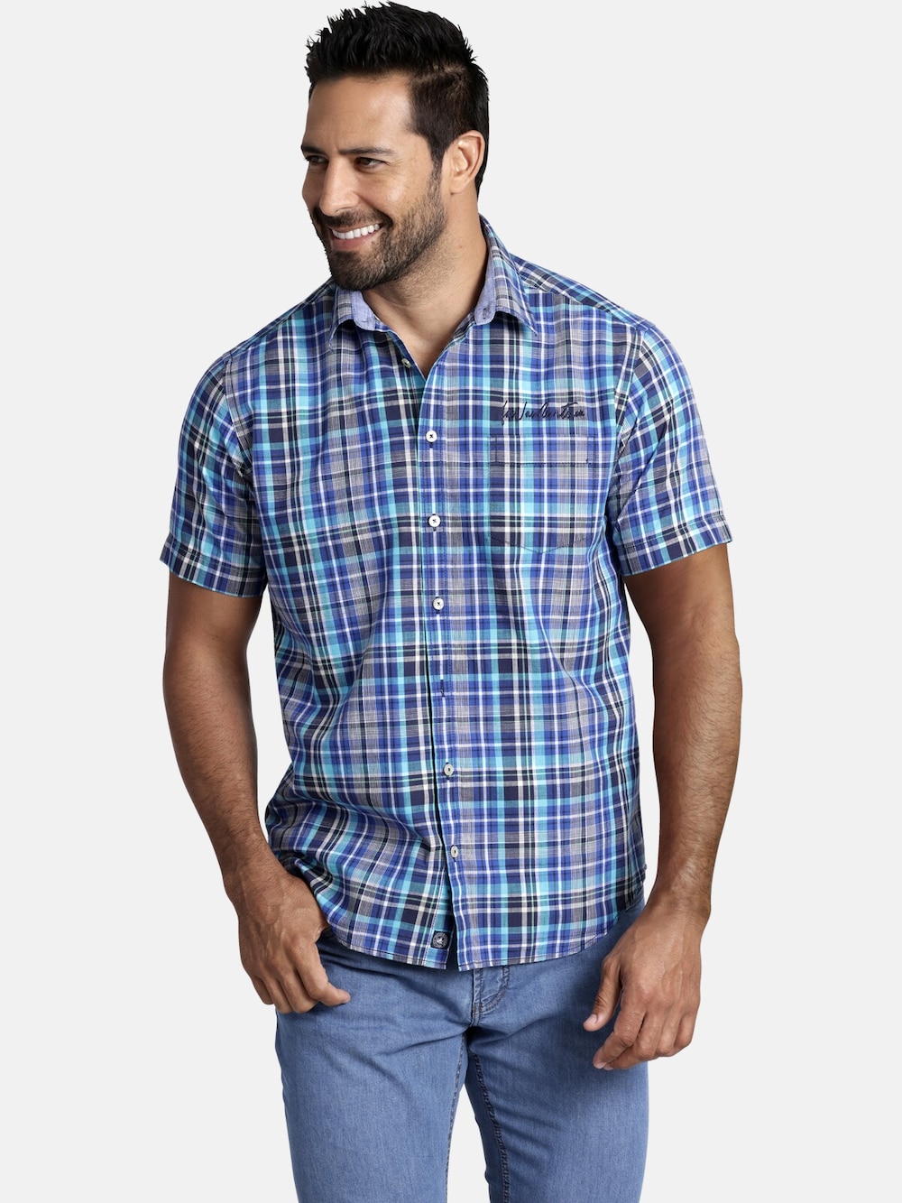 Große Größen Jan Vanderstorm Doppelpack Hemd DANKWARD, Herren, blau, Größe: 3XL, Baumwolle, Happy Size Men Große Größen Jan Vanderstorm Doppelpack Hemd DANKWARD, Herren, blau, Größe: 3XL, Baumwolle, Happy Size Men von Jan Vanderstorm