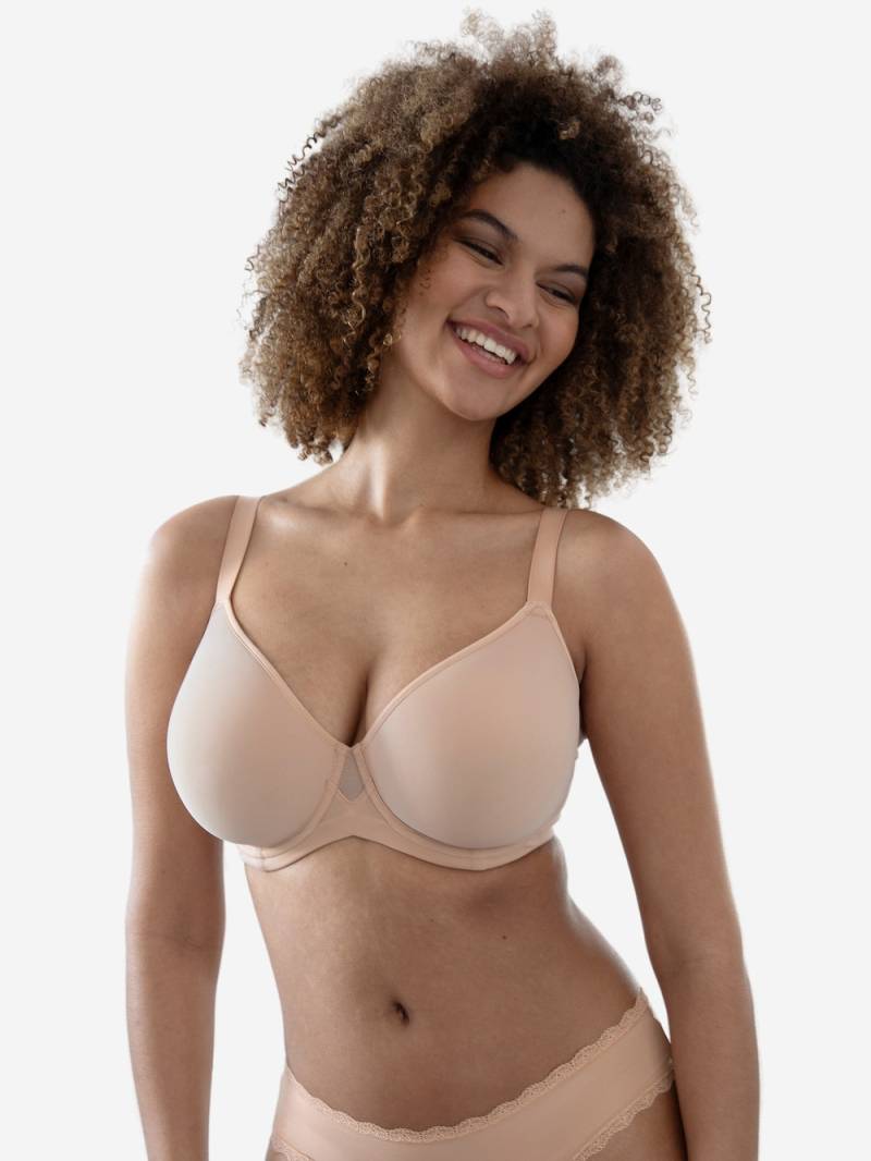Große Größen BH AIRA Full-Cup-BHs Bügel-BHs, Damen, beige, Größe: 85B, Polyester/Synthetische Fasern/Elasthan, Happy Size DE Women von SugarShape