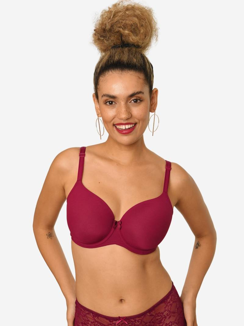 Große Größen BH TRUE Demi-BHs Bügel-BHs, Damen, rosa, Größe: 105C, Polyester/Synthetische Fasern/Elasthan, Happy Size DE Women von SugarShape