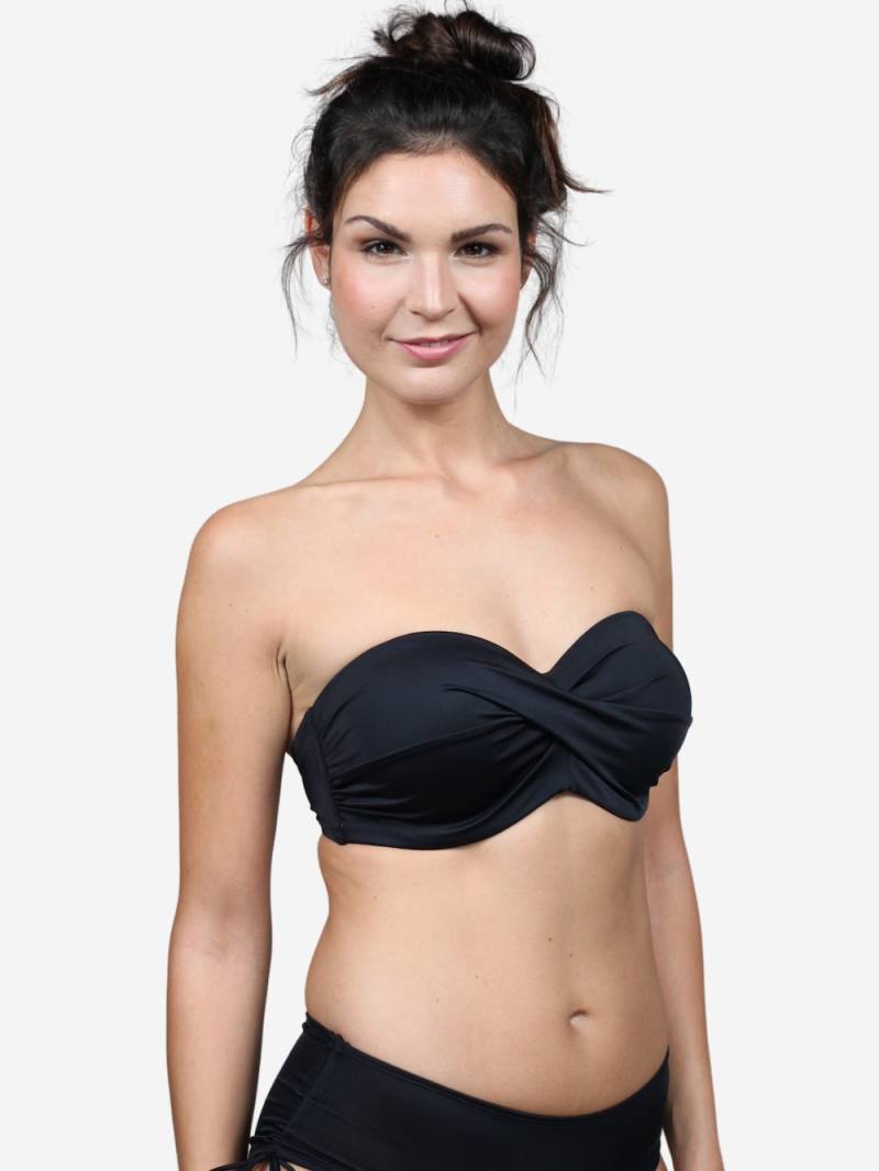 Große Größen Multiway-Bikini-Top MONACO Multiway-Bikini, Damen, schwarz, Größe: 95C, Polyester/Synthetische Fasern/Elasthan, Happy Size DE Women von SugarShape