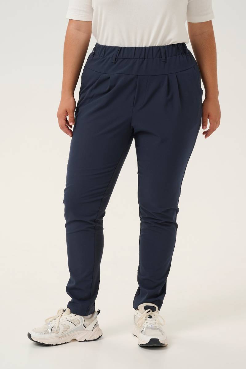 Große Größen Hose Regular fit, Damen, grau, Größe: 50, Polyester/Viskose, Happy Size DE Women Große Größen Hose Regular fit, Damen, grau, Größe: 50, Polyester/Viskose, Happy Size DE Women von KAFFE Curve