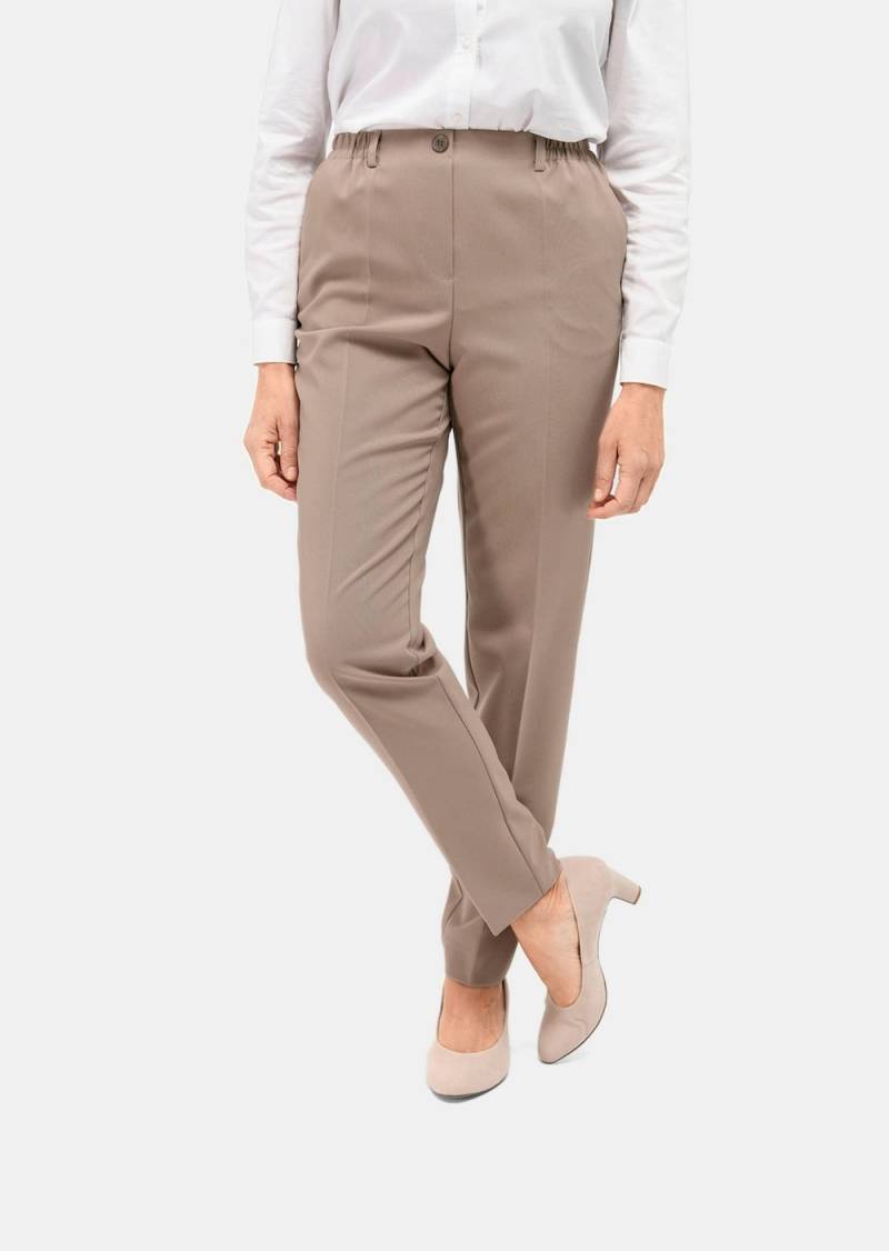 Große Größen Schmutzabweisende Schlupfhose MARTHA D-Fender, Damen, braun, Größe: 44, Polyester, Happy Size DE Women von GOLDNER