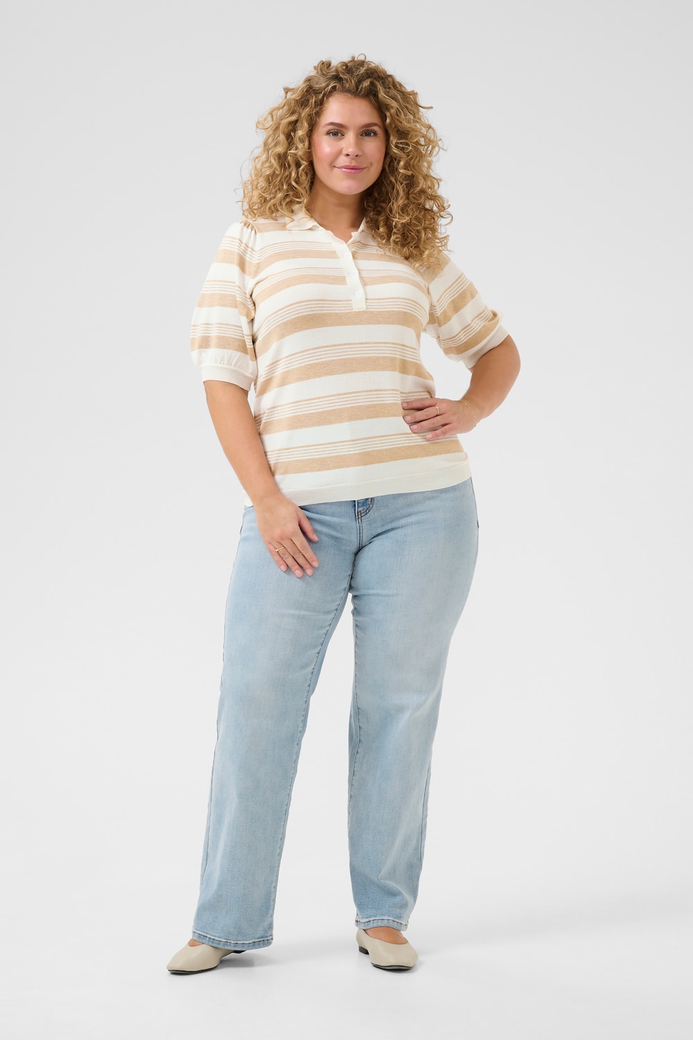 Große Größen Strickpullover Regular fit, Damen, grau, Größe: XL, Viskose/Nylon, Happy Size Women von Happy Size Women