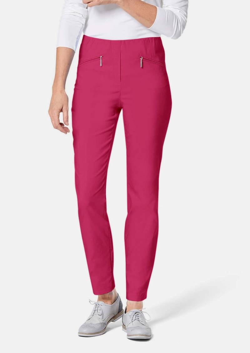 Große Größen Schlupfhose LOUISA mit Steppnähten, Damen, rosa, Größe: 25, Baumwolle/Synthetische Fasern, Happy Size DE Women von GOLDNER