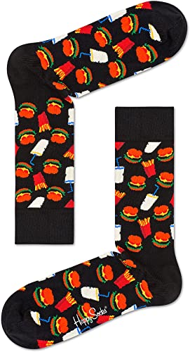 Happy Socks Unisex Hamburger Socken, Multicoloured, 36-40 von Happy Socks