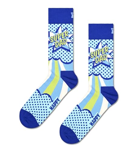 Happy Socks Crew-Socken „Dad“, Socken für Damen und Herren, 7-11 von Happy Socks