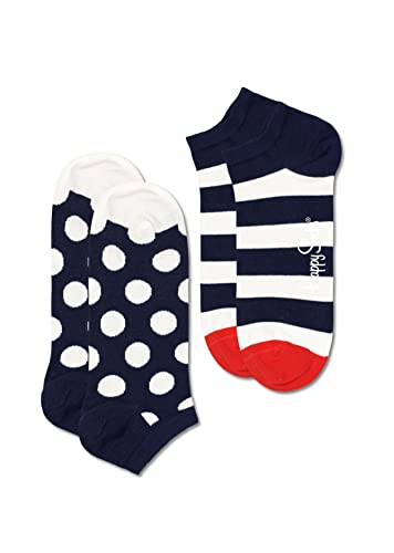 Happy Socks 2-PACK BIG DOT STRIPE LOW SOCK (36-40) von Happy Socks