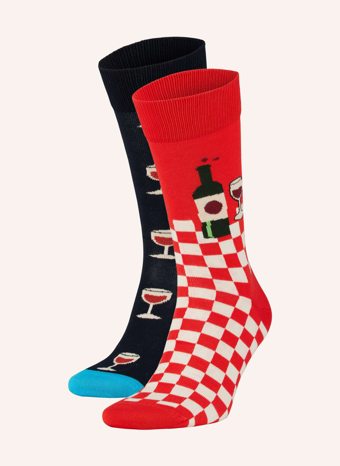 Happy Socks 2er-Pack Strümpfe Wine Mit Geschenkbox rot Happy Socks 2er-Pack Strümpfe Wine Mit Geschenkbox rot von Happy Socks