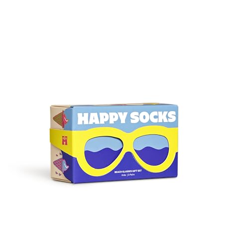 Happy Socks 3er Pack Kinder Socken, lustige und bunte Baumwolle Socken, Geschenkbox für Kinder von Happy Socks