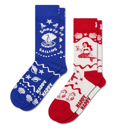 Happy Socks Amazon Exclusive Style – 2er-Pack nachhaltige Crew-Socken im Segeldesign für Damen und Herren – Größe 41–46 Happy Socks Amazon Exclusive Style – 2er-Pack nachhaltige Crew-Socken im Segeldesign für Damen und Herren – Größe 41–46 von Happy Socks