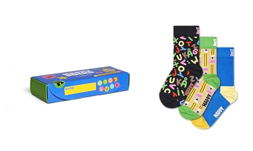 Happy Socks Back To School Gift Set Crew Socks 3 Pairs EU 33-35 von Happy Socks