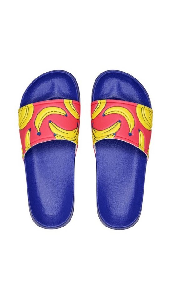 Happy Socks Banana Slider dunkelblau/rot/gelb - 1 Paar Badeschuh von Happy Socks
