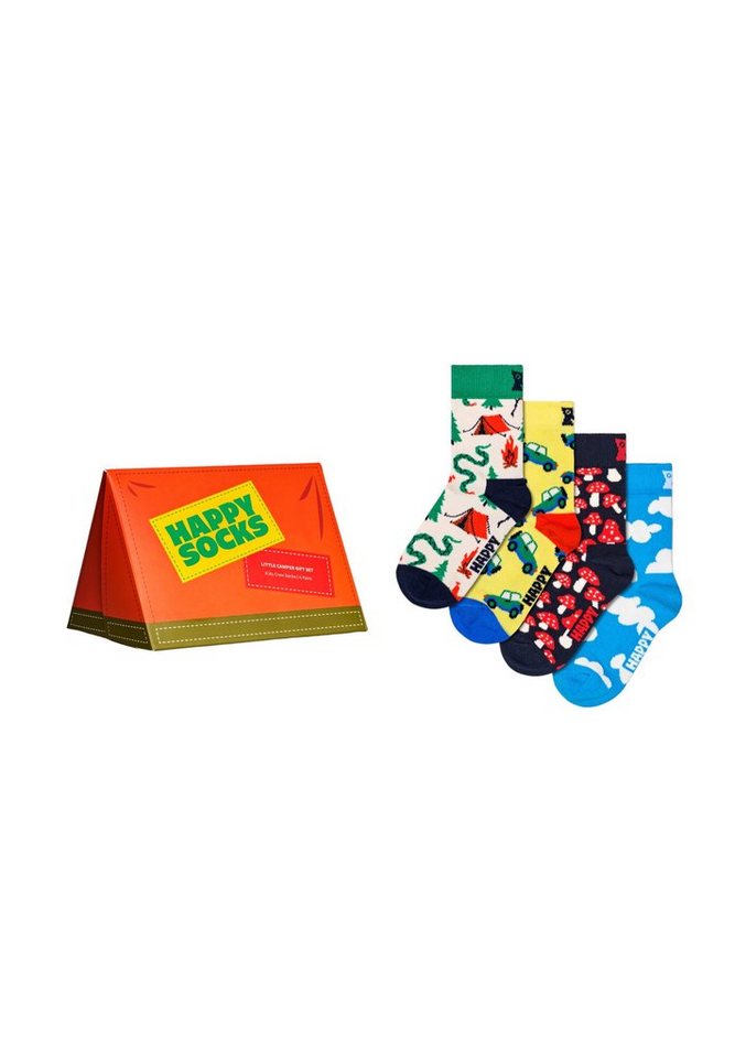 Happy Socks Basicsocken Little Camper Gift Set Aus nachhaltiger Baumwolle von Happy Socks