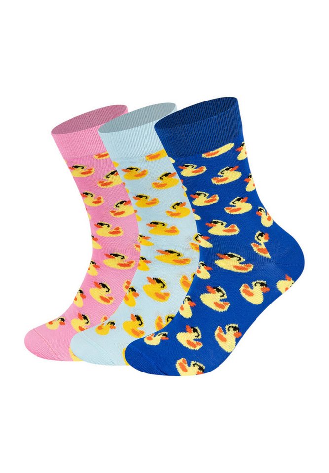 Happy Socks Basicsocken Rubber Duck Socks Gift Set aus weicher Baumwolle von Happy Socks