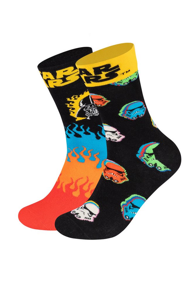 Happy Socks Basicsocken Star Wars™ Darth Vader and Stormtrooper Socken für Star Wars™ Fans von Happy Socks