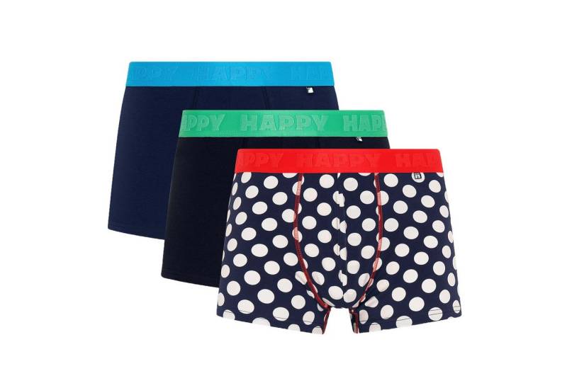 Happy Socks Boxer Herren Boxershort 3er Pack Baumwolle Boxers 3-Pack (Packung, 3er Pack) von Happy Socks